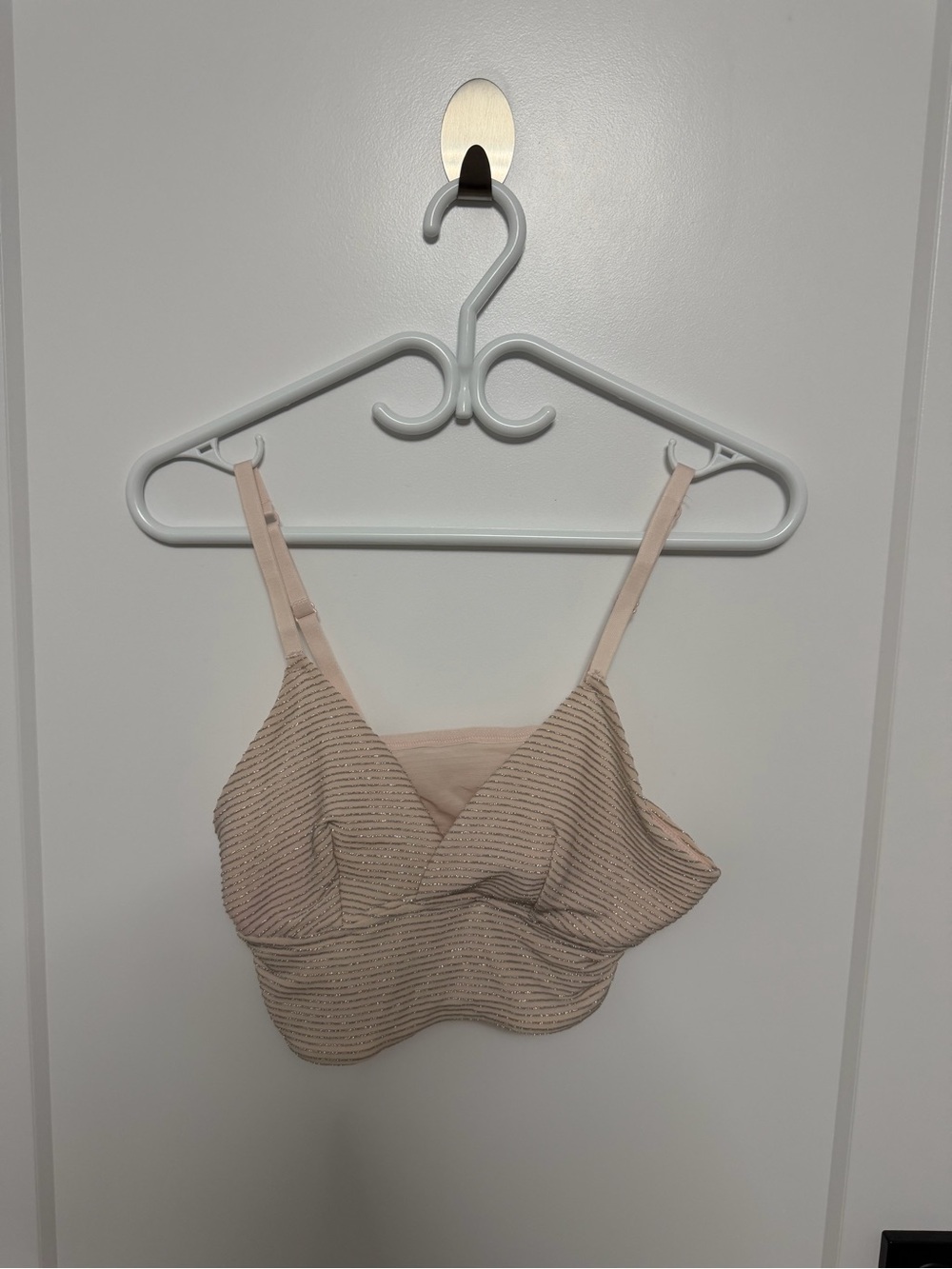 La Senza Light Pink Striped Bralette